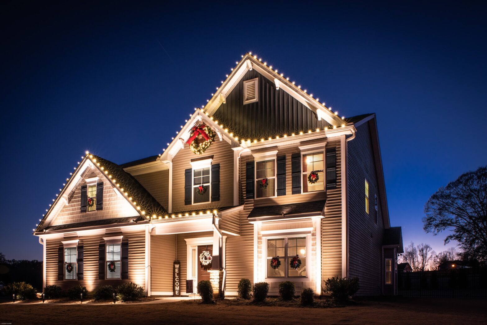 Holiday Lighting Installation